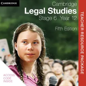  Cambridge Legal Studies Stage 6 Year 12 Teacher Resource Card | Sonstiges |  Sack Fachmedien