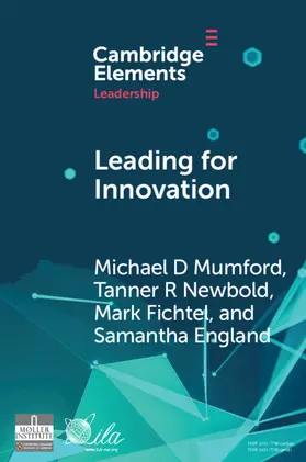 Mumford / Newbold / Fichtel |  Leading for Innovation | Buch |  Sack Fachmedien