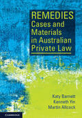 Barnett / Yin / Allcock |  Remedies Cases and Materials in Australian Private Law | Buch |  Sack Fachmedien
