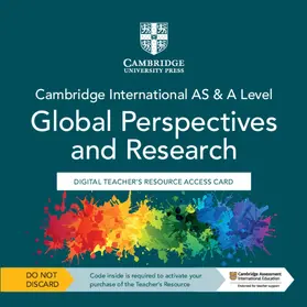 Towsey | Cambridge International AS & A Level Global Perspectives and Research Digital Teacher's Resource Access Card | Sonstiges | 978-1-108-82168-1 | sack.de