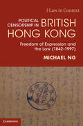Ng |  Political Censorship in British Hong Kong | Buch |  Sack Fachmedien