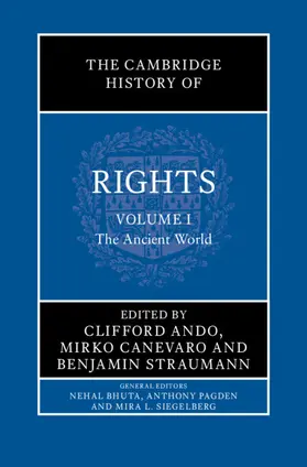 Ando / Canevaro / Straumann |  The Cambridge History of Rights: Volume 1, the Ancient World | Buch |  Sack Fachmedien