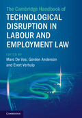 Verhulp / De Vos / Anderson |  The Cambridge Handbook of Technological Disruption in Labour and Employment Law | Buch |  Sack Fachmedien
