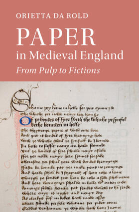 Da Rold | Paper in Medieval England | Buch | 978-1-108-84057-6 | sack.de