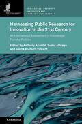 Arundel / Athreye / Wunsch-Vincent |  Harnessing Public Research for Innovation in the 21st Century | Buch |  Sack Fachmedien