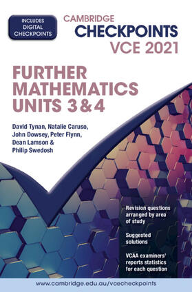 Tynan / Caruso / Dowsey | Cambridge Checkpoints VCE Further Mathematics Units 3&4 2021 | Medienkombination | 978-1-108-90883-2 | sack.de