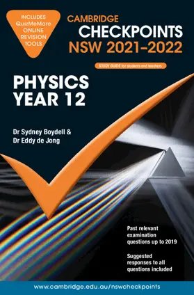 Boydell / de Jong | Cambridge Checkpoints NSW Physics Year 12 2021-2022 | Medienkombination | 978-1-108-90945-7 | www.sack.de