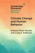 Anderson / Miles-Novelo |  Climate Change and Human Behavior | Buch |  Sack Fachmedien