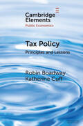 Boadway / Cuff |  Tax Policy | Buch |  Sack Fachmedien