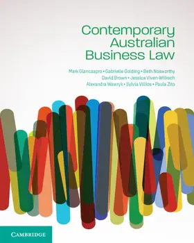 Giancaspro / Golding / Nosworthy |  Contemporary Australian Business Law | Buch |  Sack Fachmedien