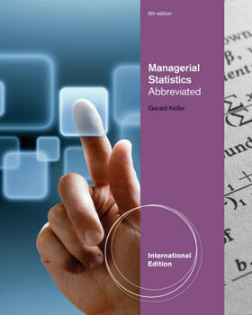Keller |  Managerial Statistics, Abbreviated International Edition (with Printed Access Card) | Buch |  Sack Fachmedien