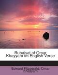 Fitzgerald / Khayyam |  Rubaiyat of Omar Khayyam im English Verse | Buch |  Sack Fachmedien