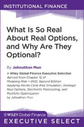 Mun | What Is So Real About Real Options, and Why Are They Optional? | E-Book | sack.de