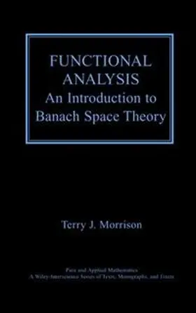 Morrison |  Functional Analysis | eBook | Sack Fachmedien