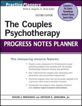 Berghuis / Jongsma |  The Couples Psychotherapy Progress Notes Planner | eBook | Sack Fachmedien