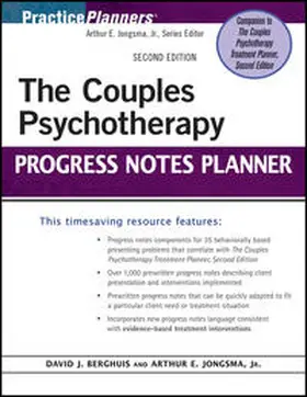 Berghuis / Jongsma |  The Couples Psychotherapy Progress Notes Planner | eBook | Sack Fachmedien