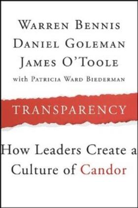 Bennis / Goleman / O'Toole | Transparency | E-Book | sack.de