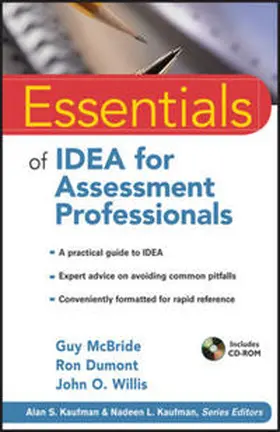 McBride / Dumont / Willis |  Essentials of IDEA for Assessment Professionals | eBook | Sack Fachmedien