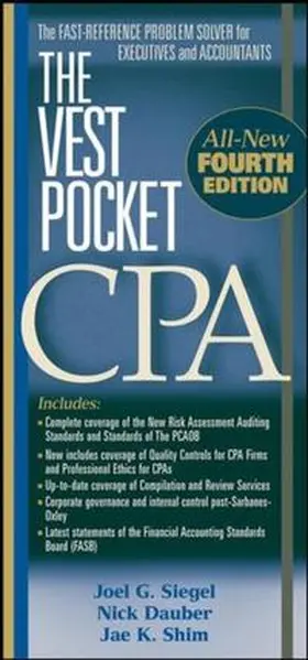 Siegel / Dauber / Shim |  The Vest Pocket CPA | eBook | Sack Fachmedien