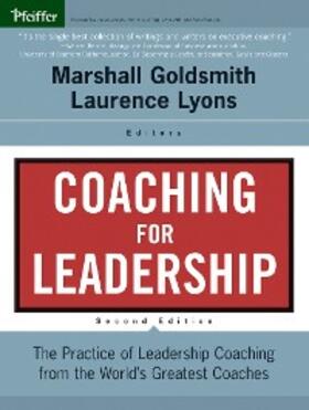 Goldsmith / Lyons | Coaching for Leadership | E-Book | sack.de