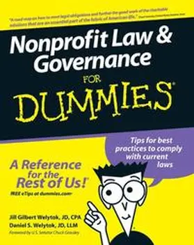 Welytok |  Nonprofit Law and Governance For Dummies | eBook | Sack Fachmedien