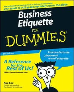 Fox |  Business Etiquette For Dummies | eBook | Sack Fachmedien