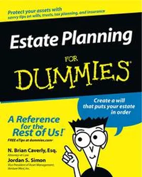 Caverly / Simon |  Estate Planning For Dummies | eBook | Sack Fachmedien