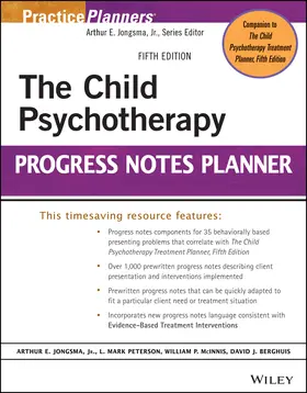 Jongsma / Peterson / McInnis |  The Child Psychotherapy Progress Notes Planner | Buch |  Sack Fachmedien