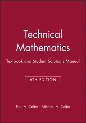 Calter |  Technical Mathematics, Textbook and Student Solutions Manual | Buch |  Sack Fachmedien