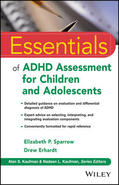 Sparrow / Erhardt / Kaufman |  Essentials of ADHD Assessment for Children and Adolescents | Buch |  Sack Fachmedien