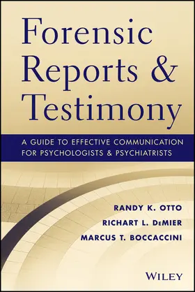 Otto / DeMier / Boccaccini |  Forensic Reports and Testimony | Buch |  Sack Fachmedien