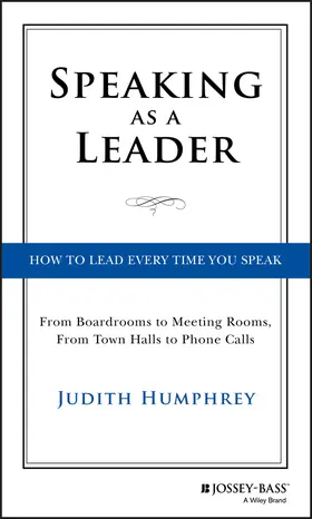 Humphrey |  Speaking As a Leader | Buch |  Sack Fachmedien