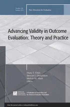 Chen / Donaldson / Mark |  Advancing Validity in Outcome Evaluation | eBook | Sack Fachmedien