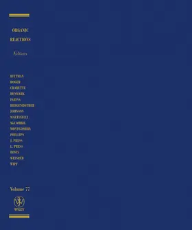  Organic Reactions, Volume 77 | Buch |  Sack Fachmedien