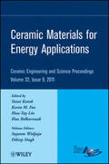 Katoh / Fox / Lin |  Ceramic Materials for Energy Applications, Volume 32, Issue 9 | eBook | Sack Fachmedien