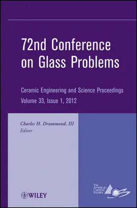 Drummond |  72nd Conference on Glass Problems | Buch |  Sack Fachmedien