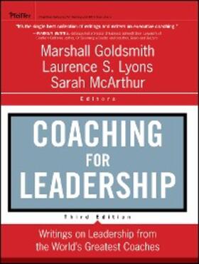 Goldsmith / Lyons / McArthur | Coaching for Leadership | E-Book | sack.de