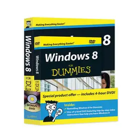 Rathbone |  Windows 8 For Dummies, Book + DVD Bundle | Buch |  Sack Fachmedien