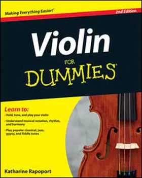 Rapoport |  Violin For Dummies | eBook | Sack Fachmedien