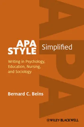 Beins | APA Style Simplified | E-Book | www.sack.de
