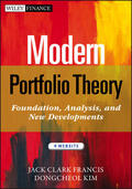 Francis / Kim |  Modern Portfolio Theory, + Website | Buch |  Sack Fachmedien