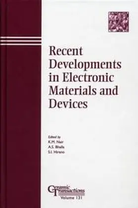 Nair / Bhalla / Hirano |  Recent Developments in Electronic Materials and Devices | eBook | Sack Fachmedien