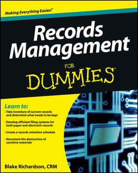 Richardson |  Records Management For Dummies | Buch |  Sack Fachmedien