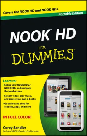 Sandler |  Nook HD for Dummies, Portable Edition | Buch |  Sack Fachmedien