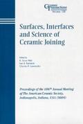 Weil / Reimanis / Lewinsohn |  Surfaces, Interfaces and Science of Ceramic Joining | eBook | Sack Fachmedien