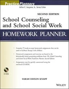 Knapp |  School Counseling and School Social Work Homework Planner | Buch |  Sack Fachmedien