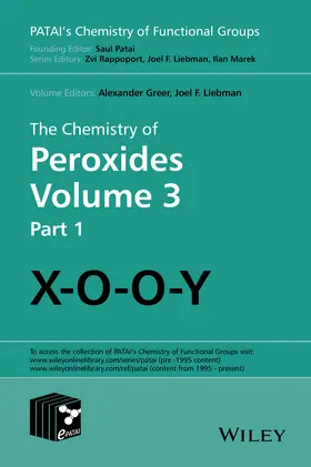 Rappoport / Marek / Patai |  The Chemistry of Peroxides, Volume 3 | Buch |  Sack Fachmedien