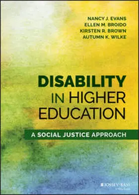 Evans / Broido / Brown | Disability in Higher Education | E-Book | www.sack.de