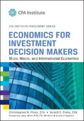 Piros / Pinto | Economics for Investment Decision Makers | E-Book | sack.de