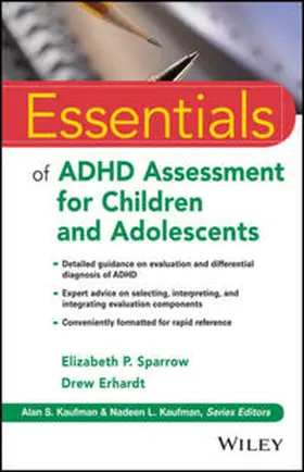 Sparrow / Erhardt |  Essentials of ADHD Assessment for Children and Adolescents | eBook | Sack Fachmedien
